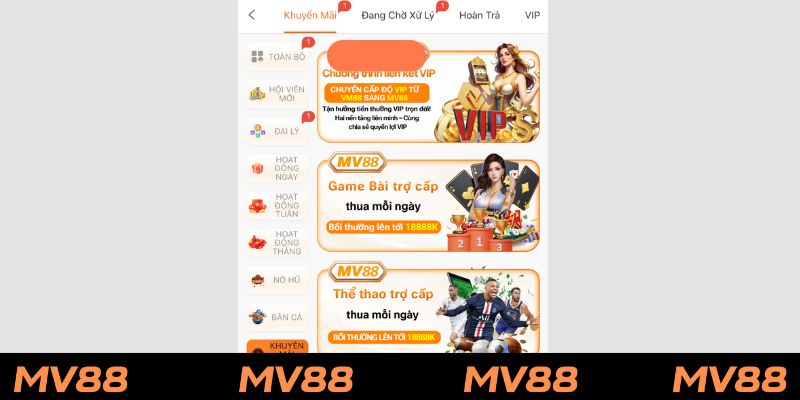 Điều khoản và điều kiện dùng mã khuyến mãi MV88