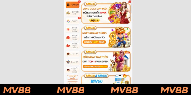 Nhận ưu đãi ngập tràn chỉ có tại MV88