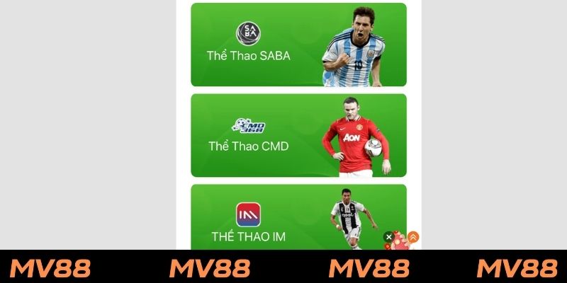 Sức hút của sân chơi thể thao MV88